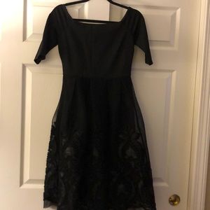 Off Shoulder Embroidered Dress